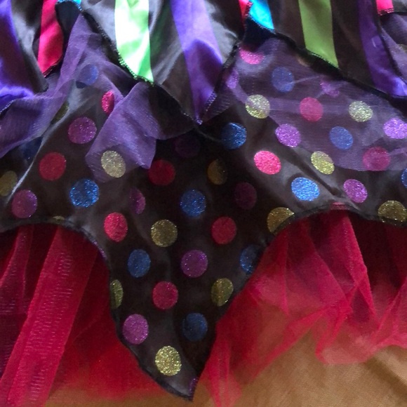 Halloween Sequin Witch Costume Girls Large - Picture 7 of 8